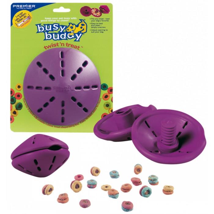 Busy Buddy Twist n Treat Educational, BoredomBuster Treat Toy for Dogs and Puppies Bowhouse